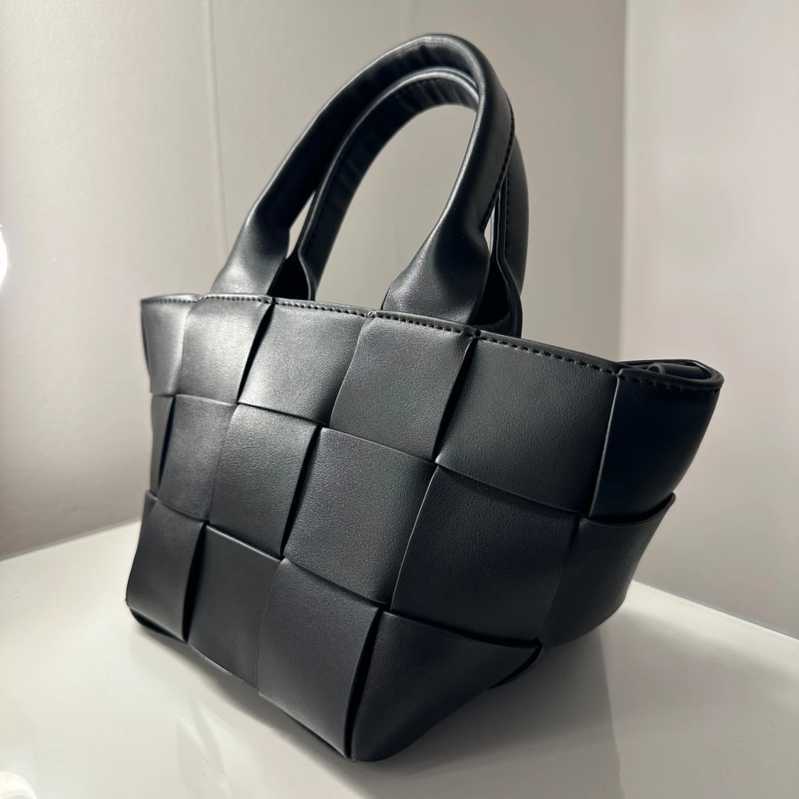 Väska braided pu bag - 90