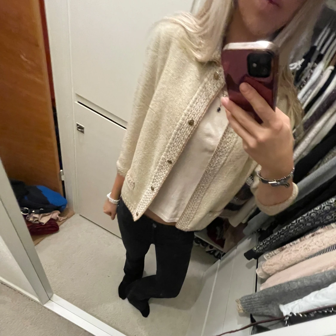 Trekvartärmsjacka - 90