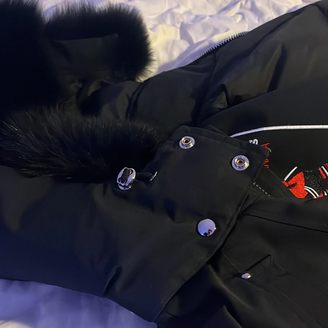 Svart bomber moose jacka - 93