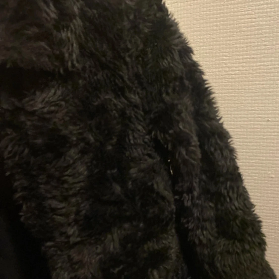 Svart pälsjacka - 91