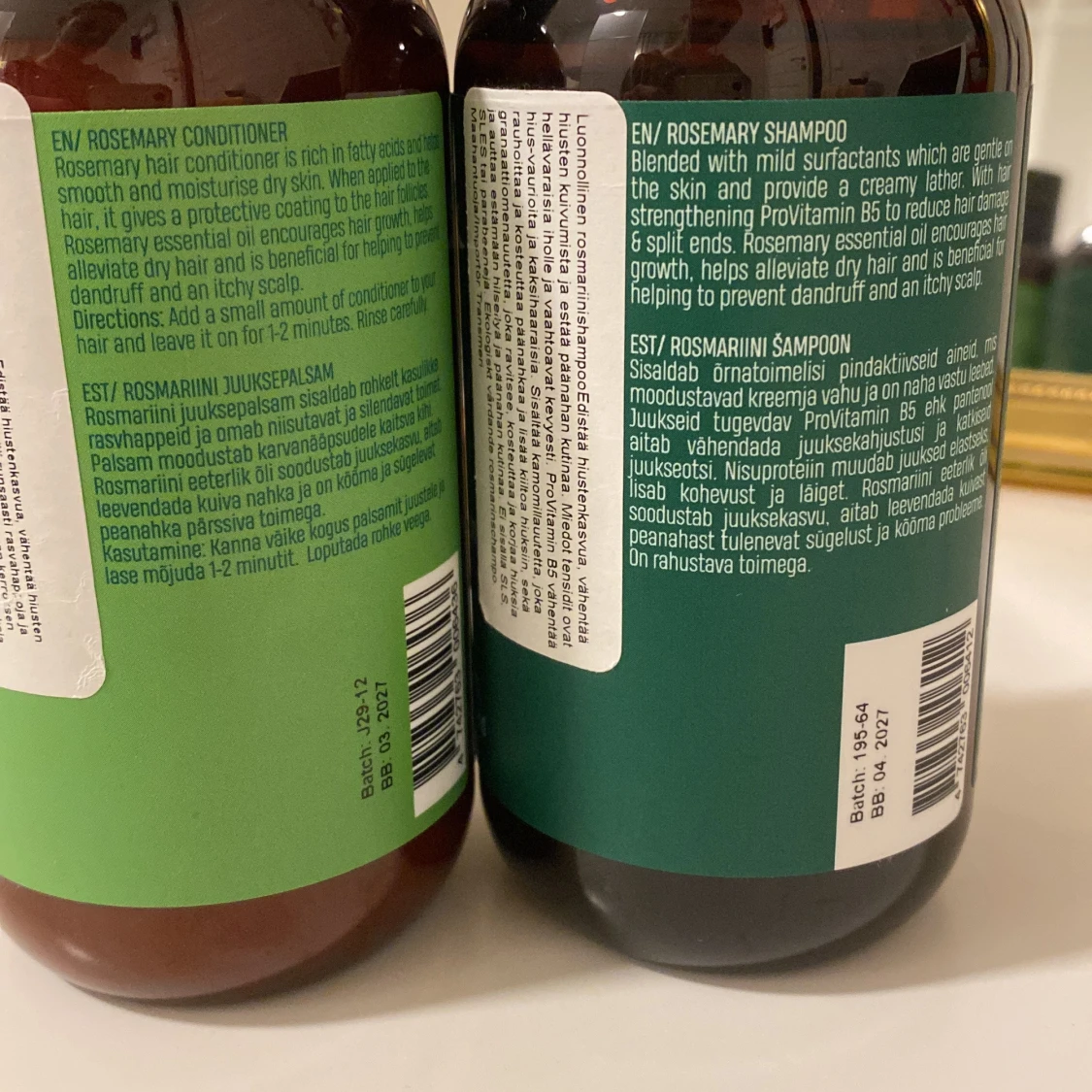 Rosemary Shampoo och Conditioner från Nurme - 90