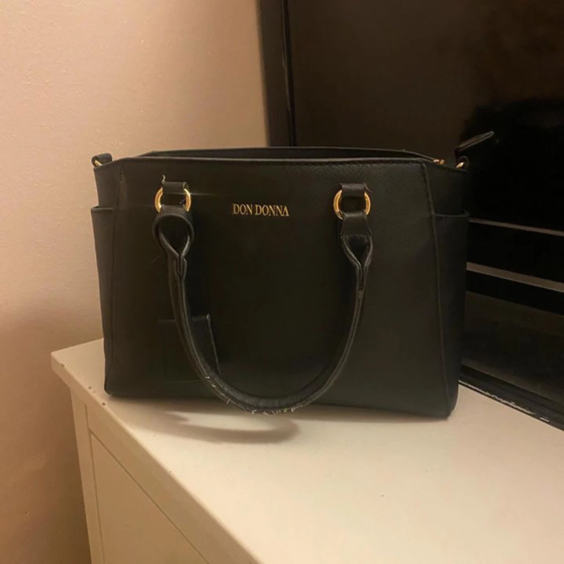 Svart tote bag från Don Donna - 90