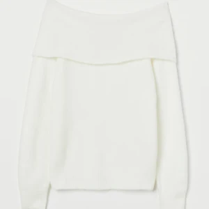 Stickad off shoulder tröja - Från HM, kommer inte längre till användning