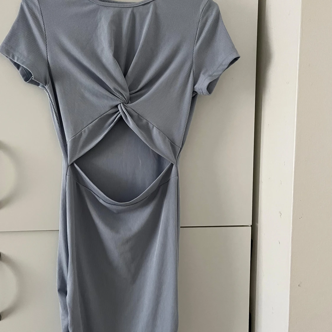 Ljusblå klänning -shein 