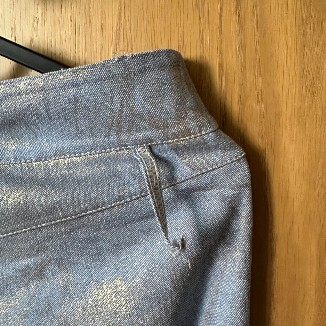 Supercoola low waist blå/guldiga jeans - 91