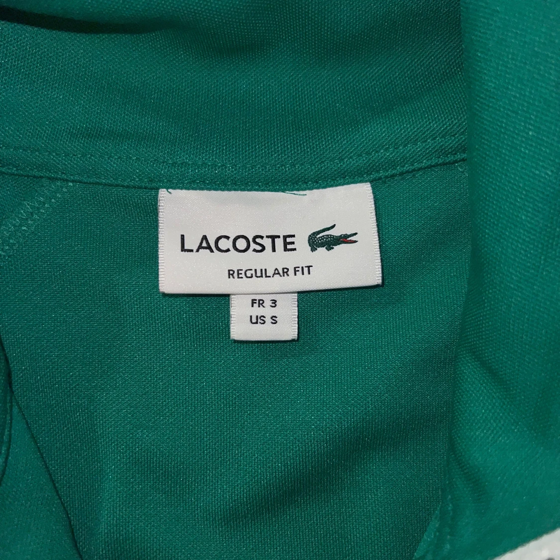 Lacoste Zip Up Tröja. - 90