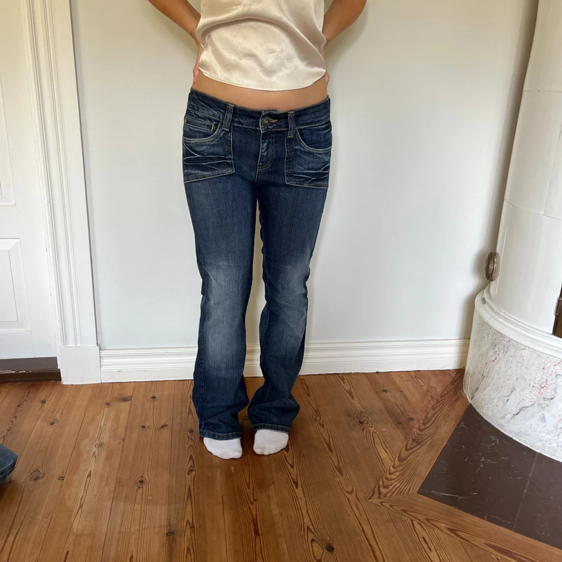 Lågmidjade jeans 
