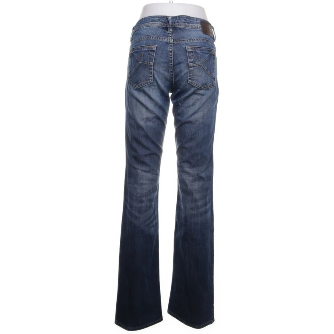 Blå jeans straight - 90