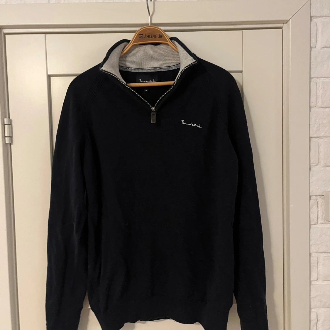 Mörkblå Bondelid halvzip