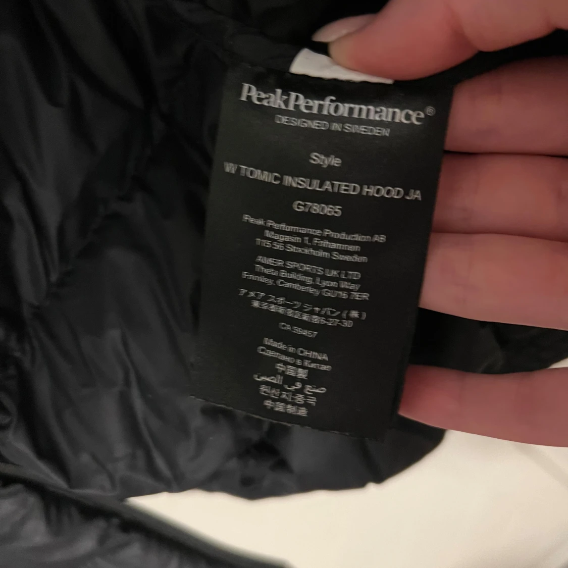 Peak performance jacka - 92