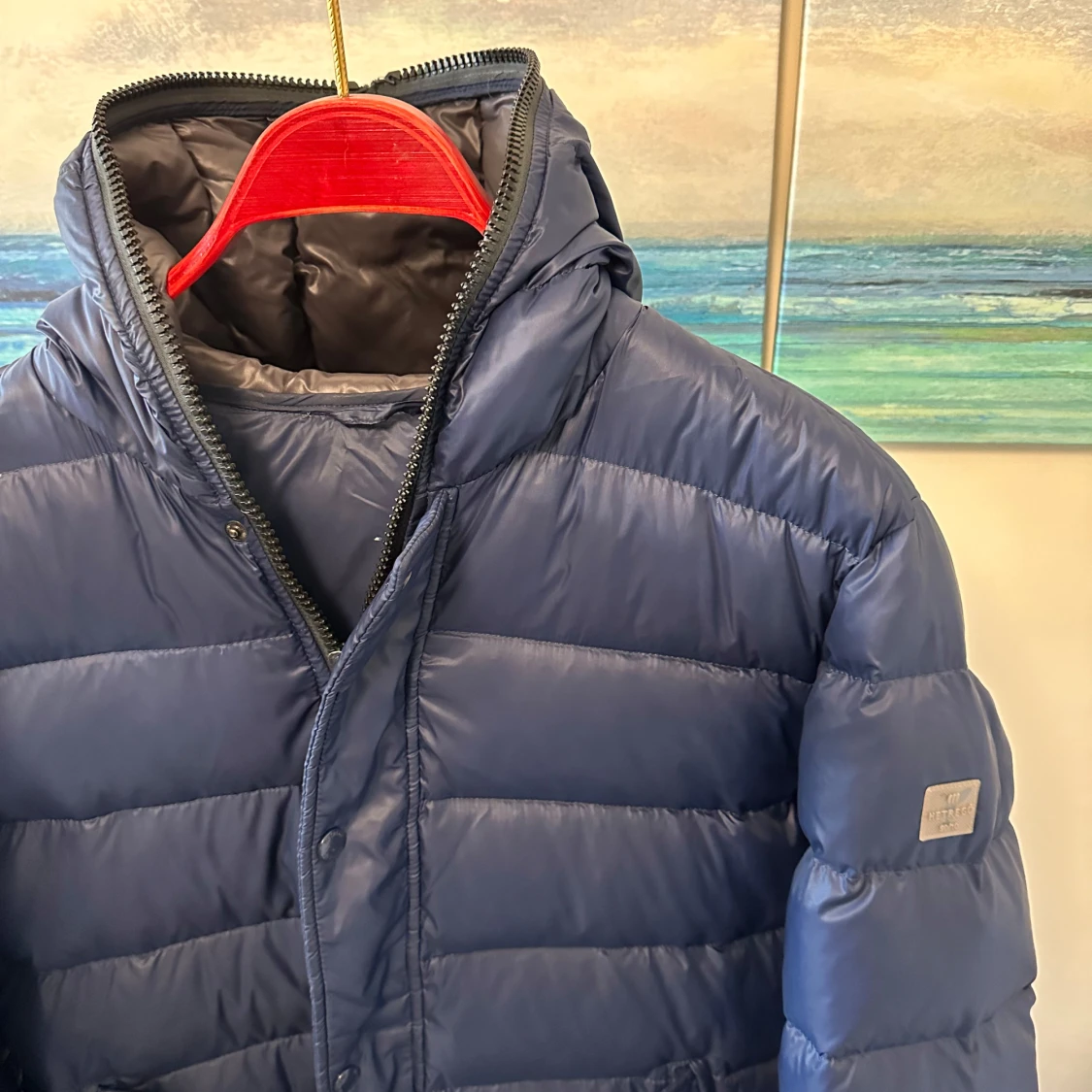 Blå dunjacka från Hetrego