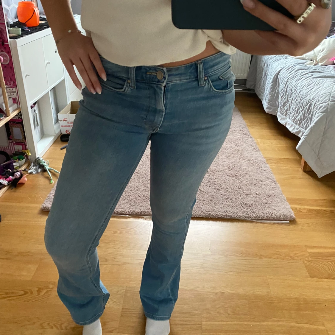 Lågmidjade jeans  - 91