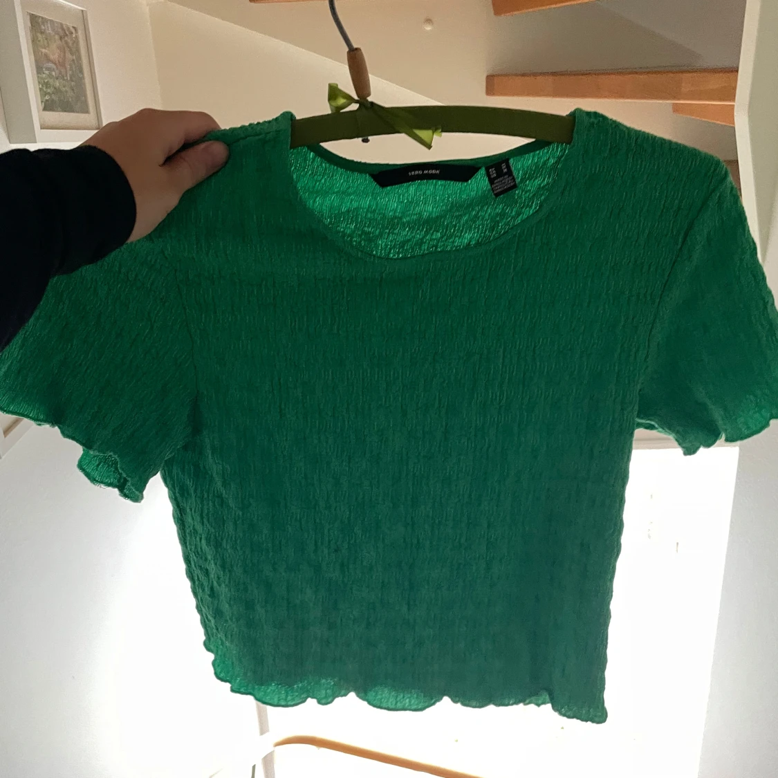 Grön ribbad topp från Zara - 92