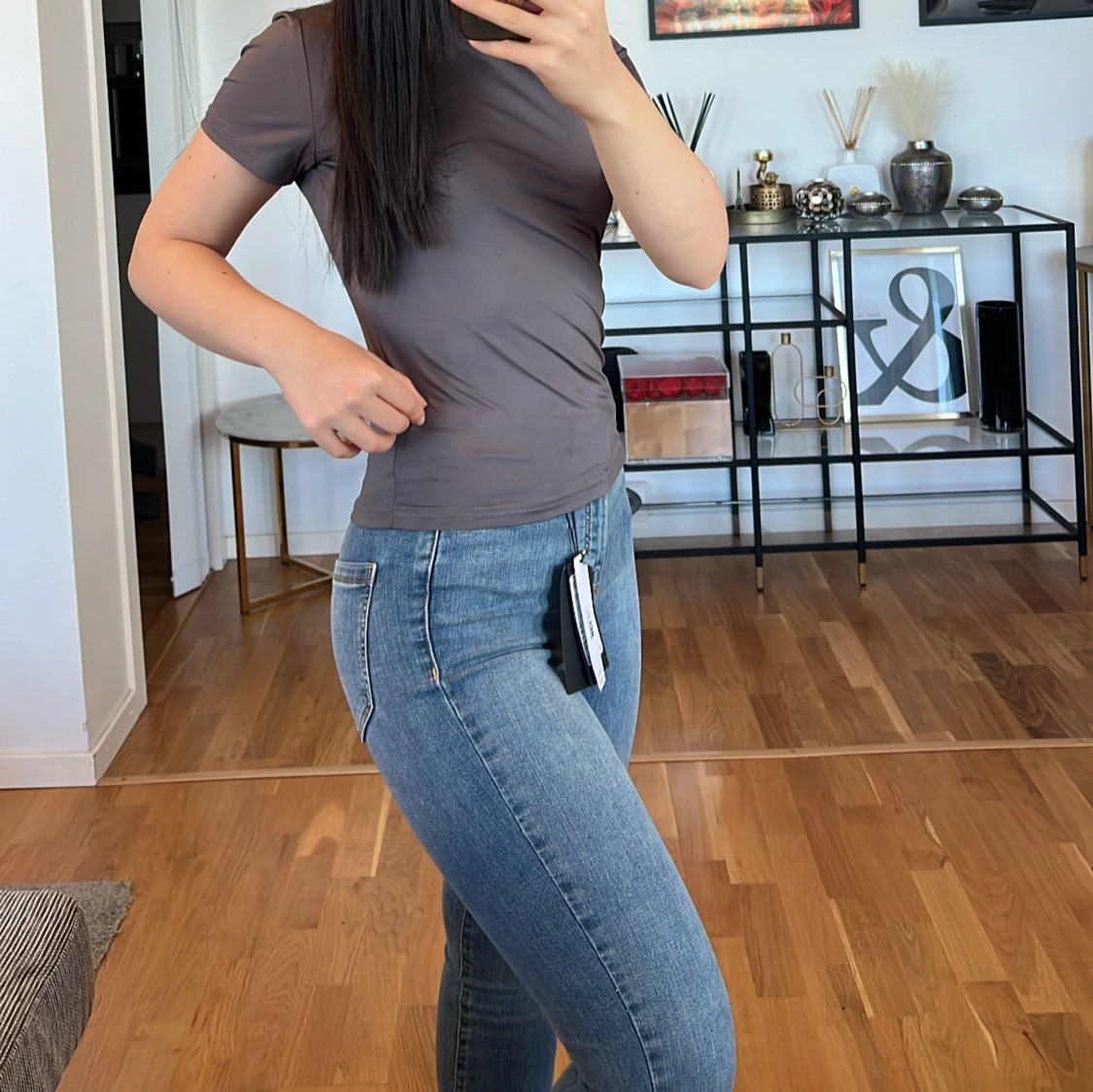 Blå skinny jeans💓Vera Moda  - 92