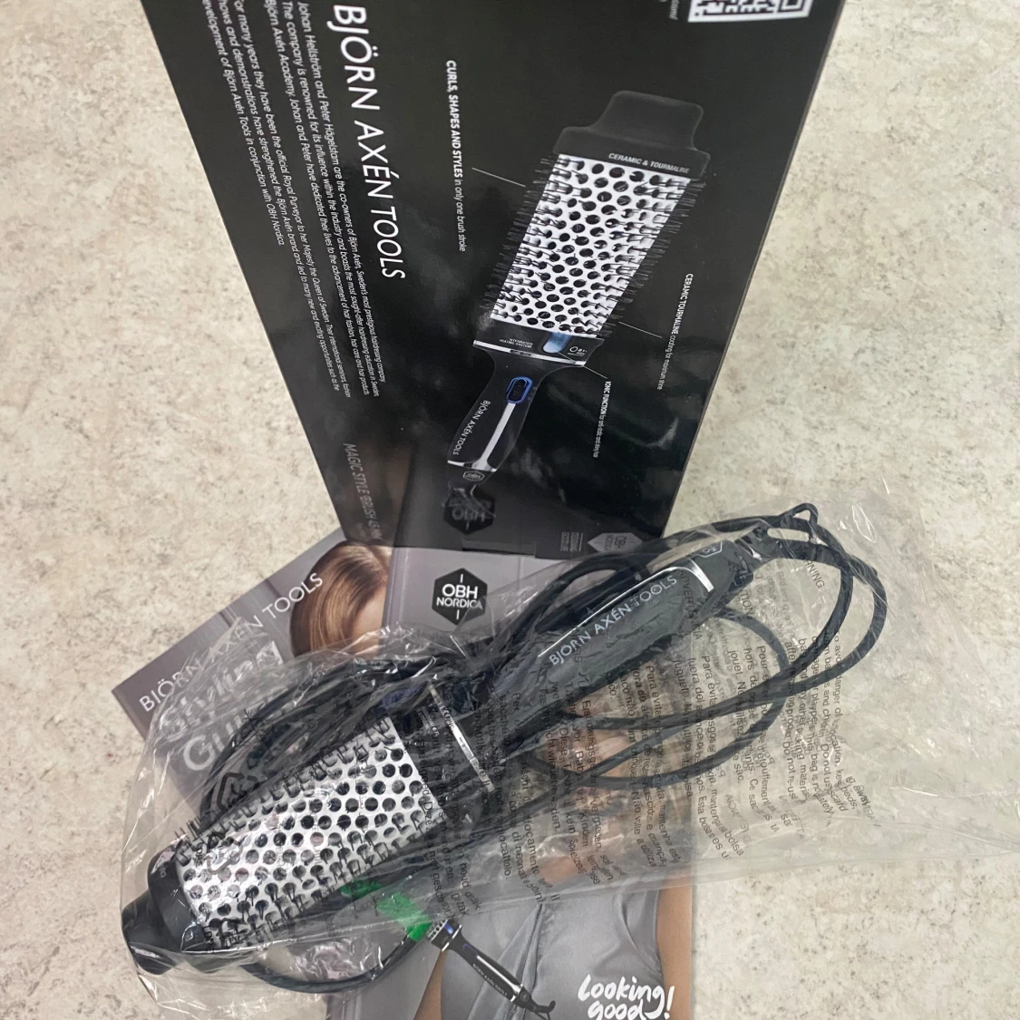 Björn Axén 45mm värmeborste - 90