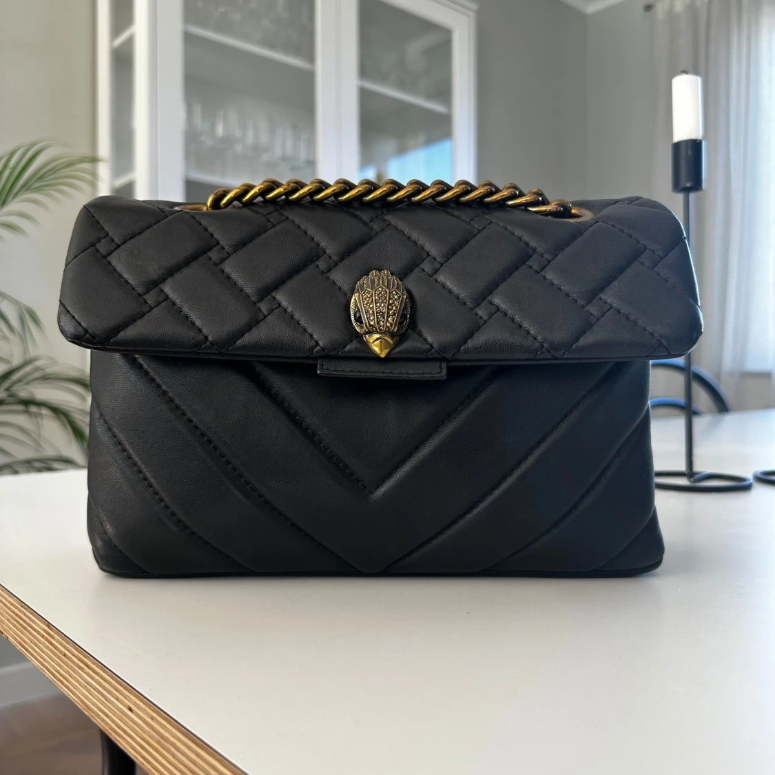 Kurt geiger - LEATHER KENSINGTON BAG - 91