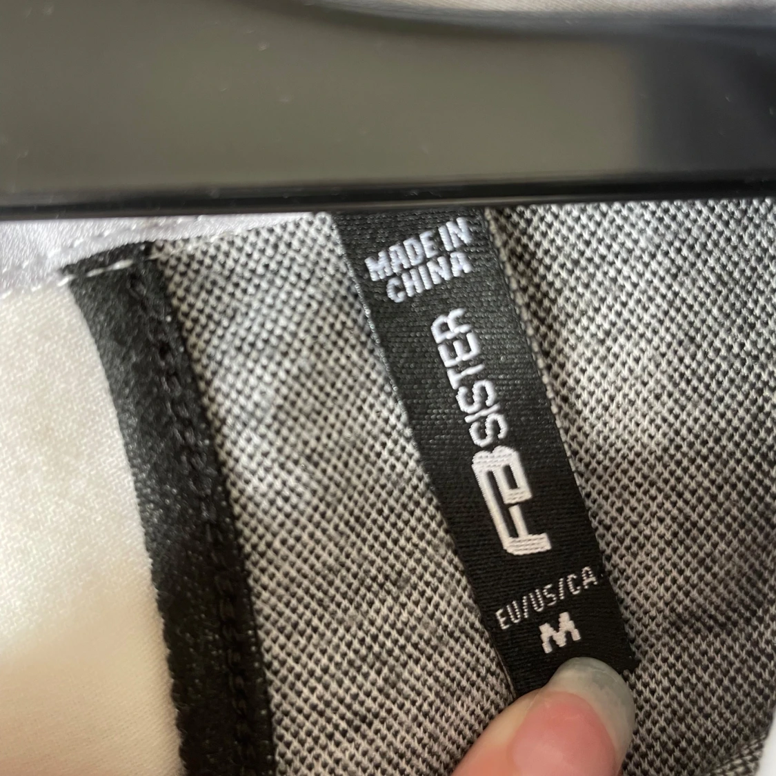 Svart och vit rutig klänning från FB Sister - 92