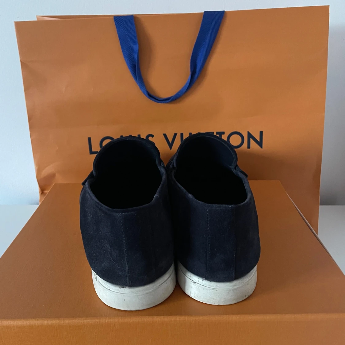 Blå loafers från Louis Vuitton - 1