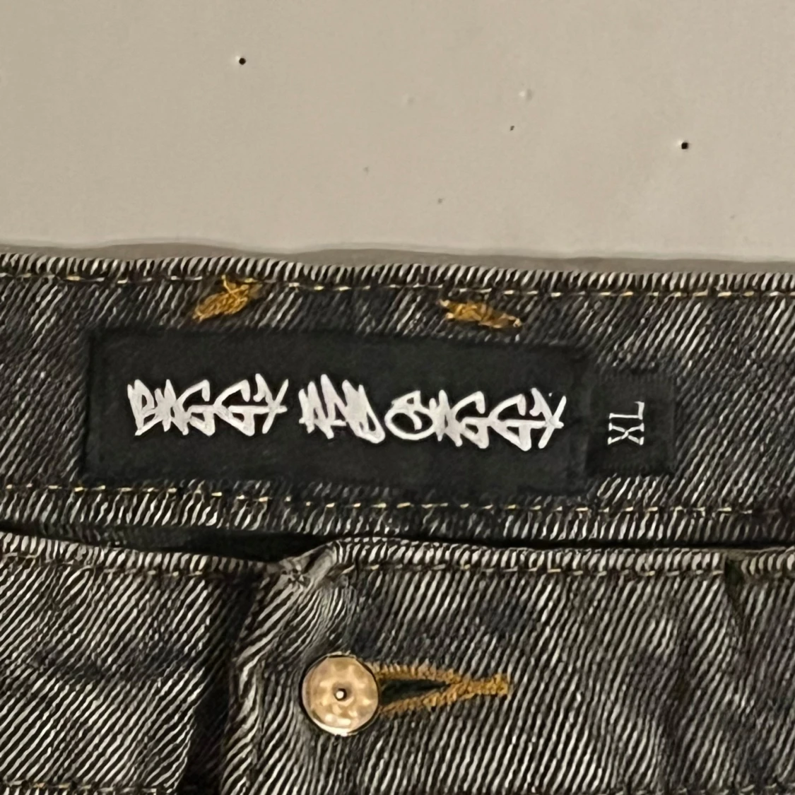 Grå jeansbyxor från Digits - 3