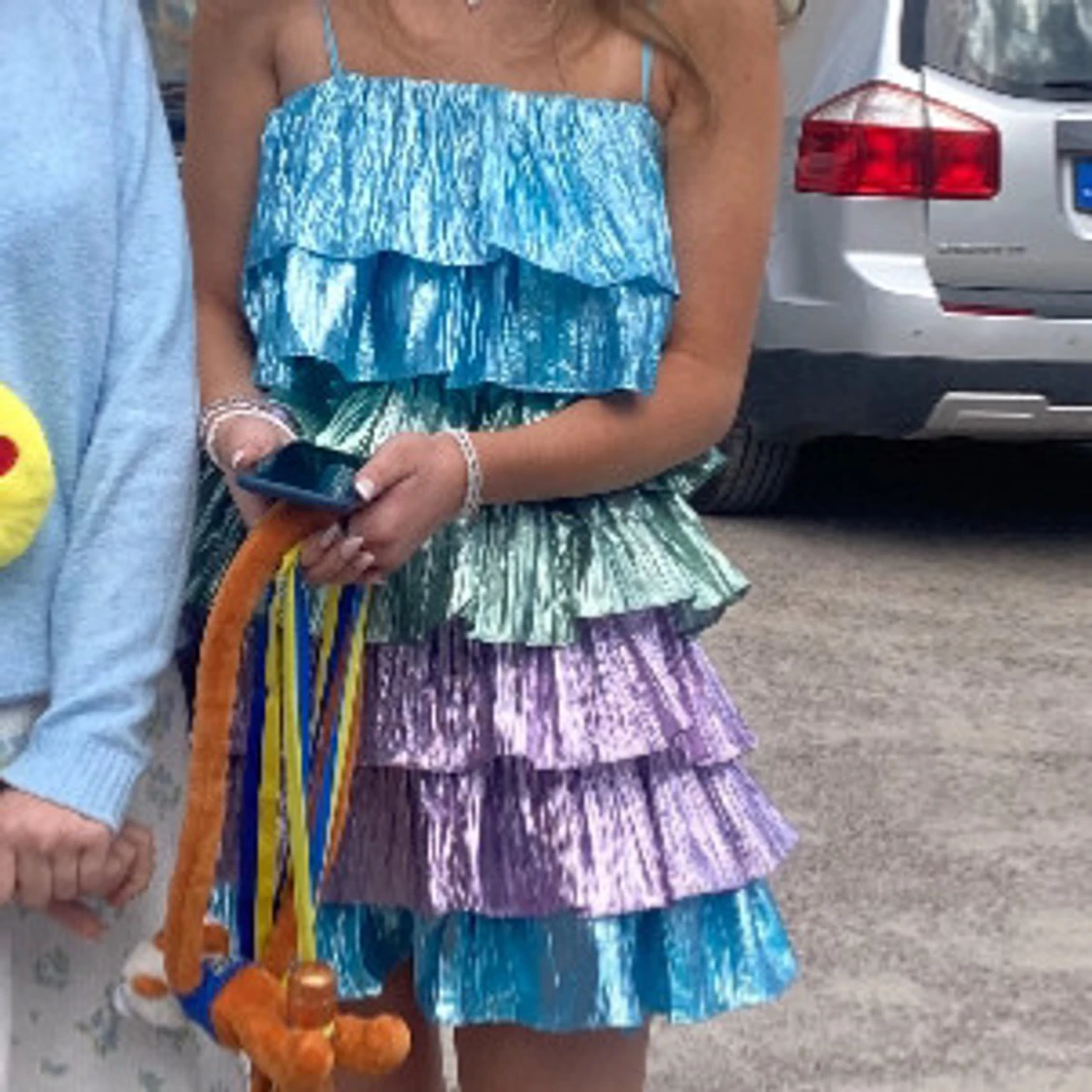 Flerfärgad klänning - 1