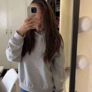 Grå hoodie - Säljer denna gråa Hoddie då jag har inte har nån användning av den. Den har använts några gånger  men den är fortfarande i bra skick. Hör av dig vid intresse eller fler frågor! 