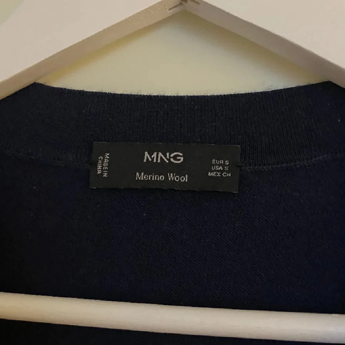 Grå och marinblå kofta från MNG - 2