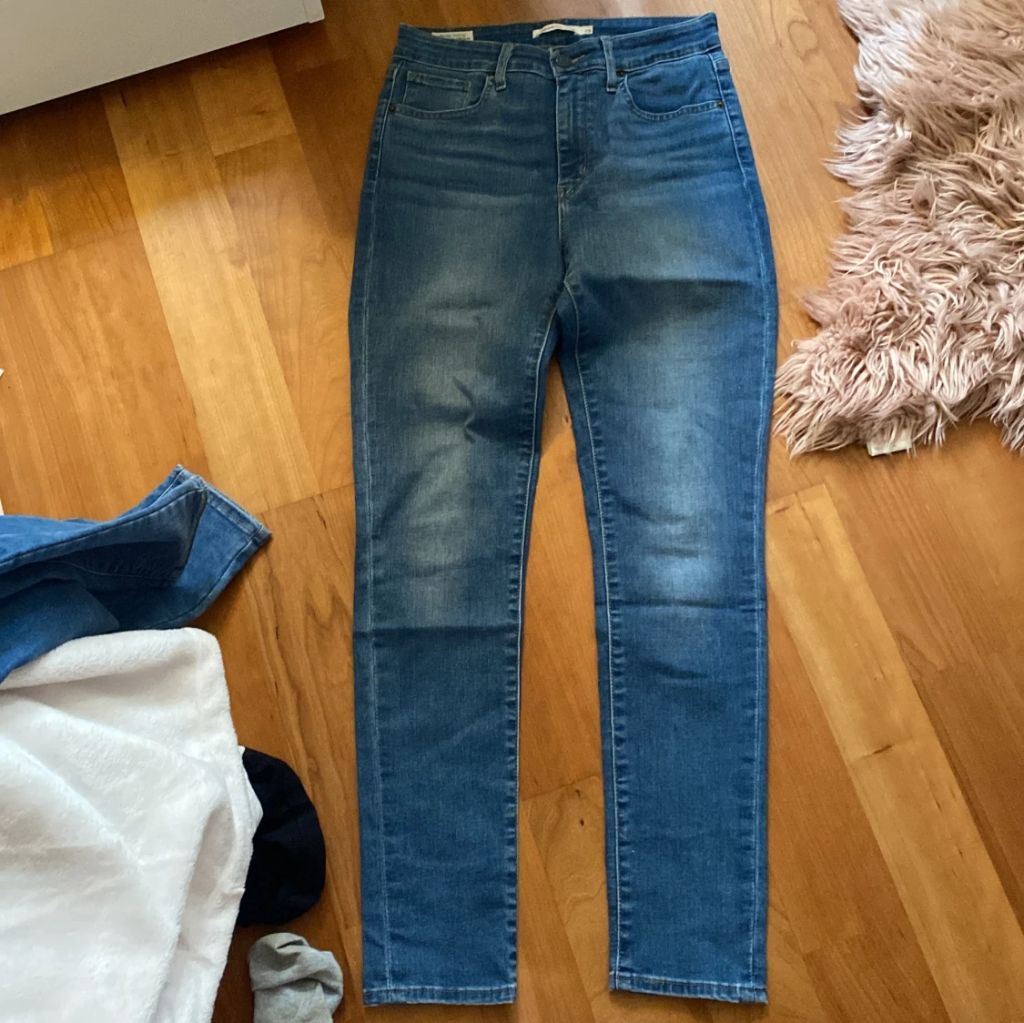 Blå skinny jeans - 1