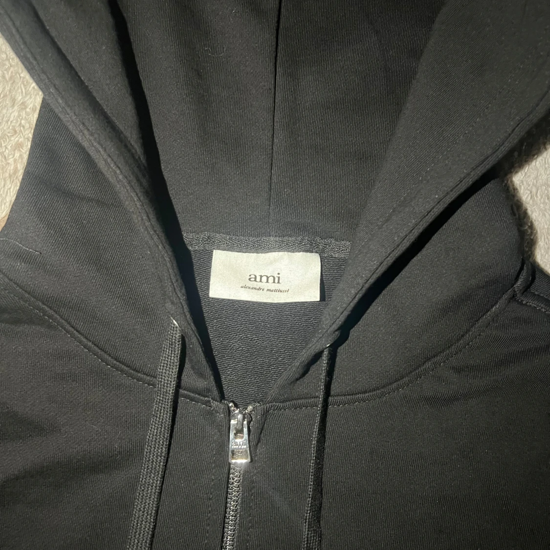 Svart Ami Paris zip up - 2