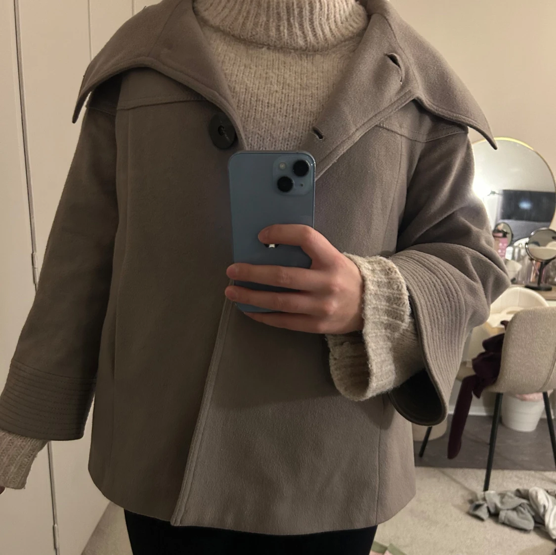 Beige kappa från Zara - 2