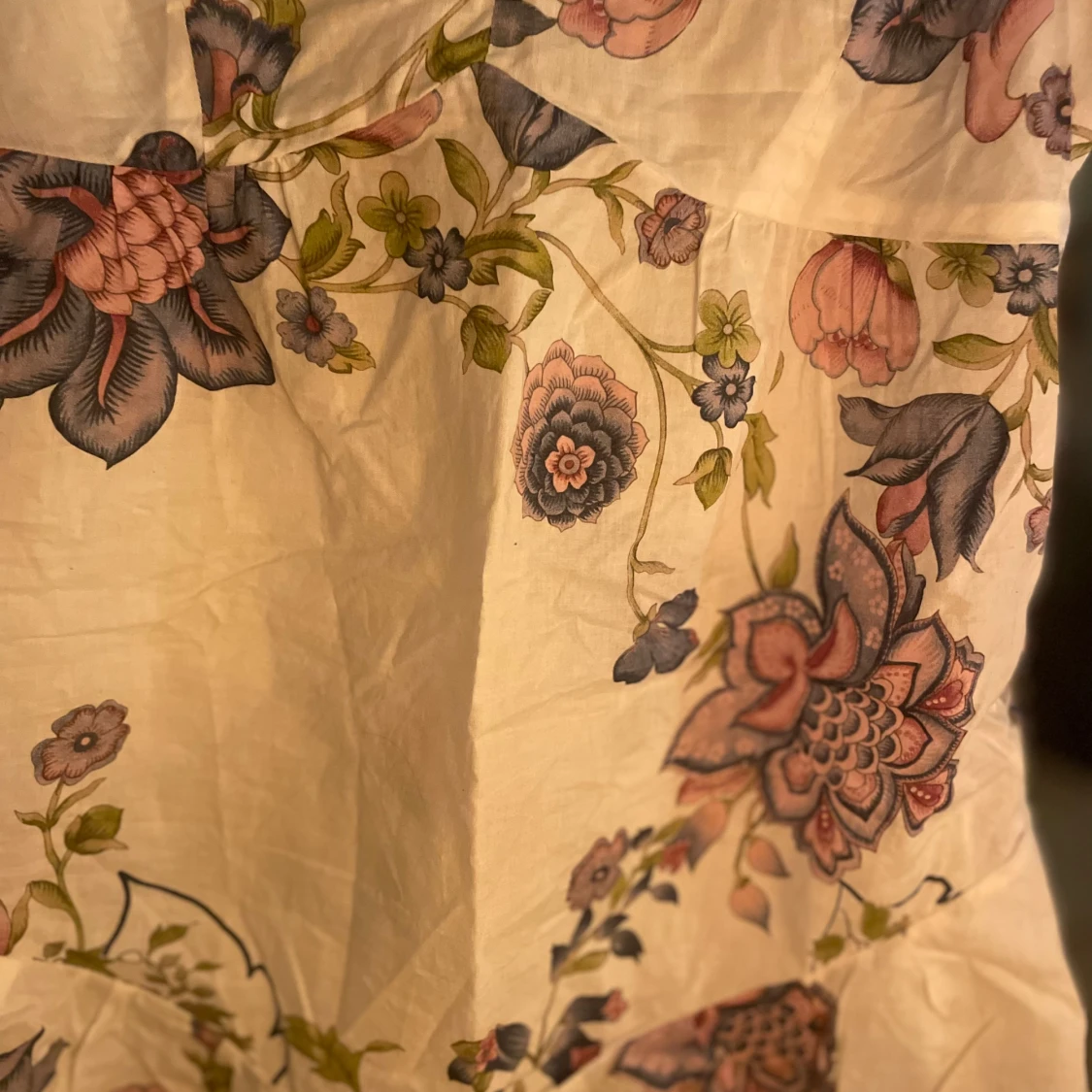 Blommig korsettopp - 91