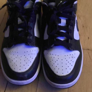 Svartvita Nike sneakers - Snygga svartvita Nike sneakers med klassisk design. Skorna har snörning och en låg profil, perfekt för en stilren look.