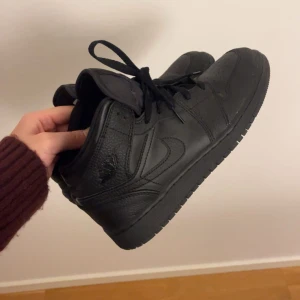 Svarta Nike Air Jordans - Ett par svarta Nike Air Jordans. Snygga till vintern. Använda 1-2 gånger bara. Inga defekter förekommer! 