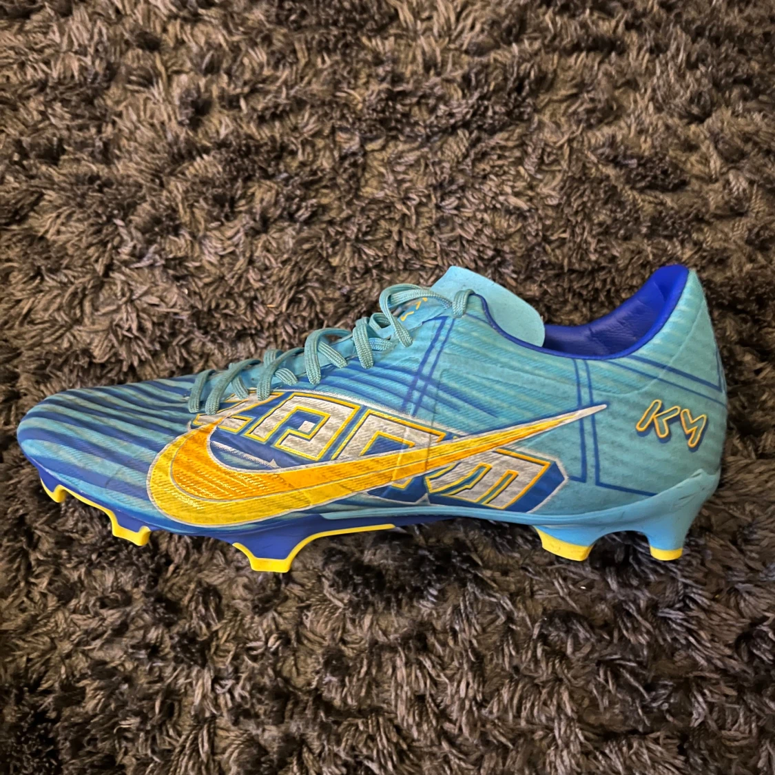 Nike Mercurial acedemy blå/gul