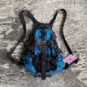 Oakley mini icon backpack - Oakley’s mini icon 2.0 från 2005 🔥Mycket bra vintageskick - tecken på användning finns men den är väl omhändertagen. Bilderna är från mig och den gamla säljaren. Den är något mer turkos i verkligheten än på bilderna⭐️