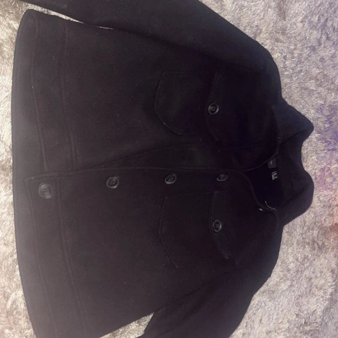 Svart kort kappa - 1