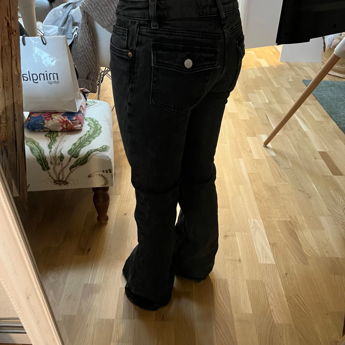 Lågmidjade byxor bootcut - 1