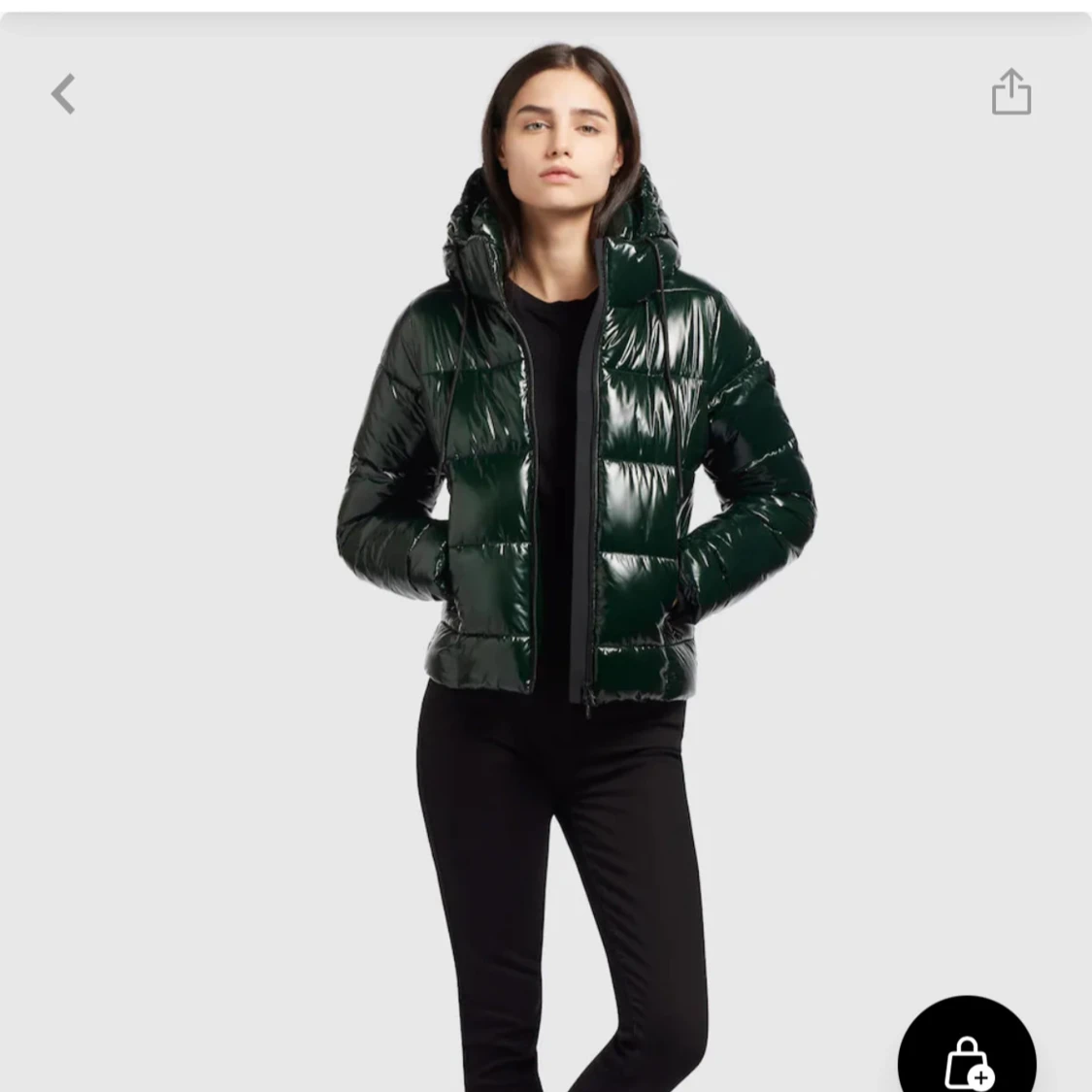 Mörkgrön vinterjacka