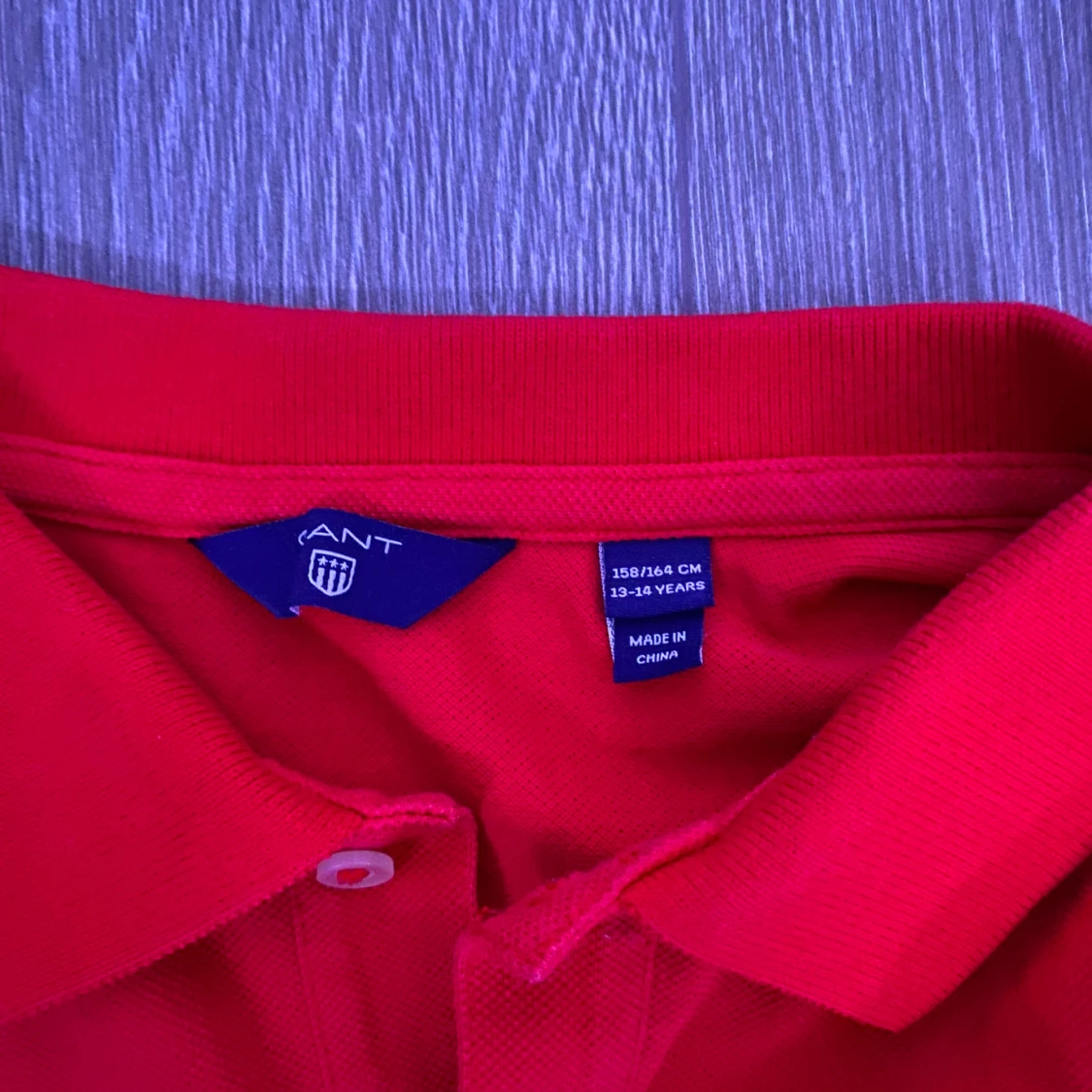 Röd pikétröja från Gant - 91