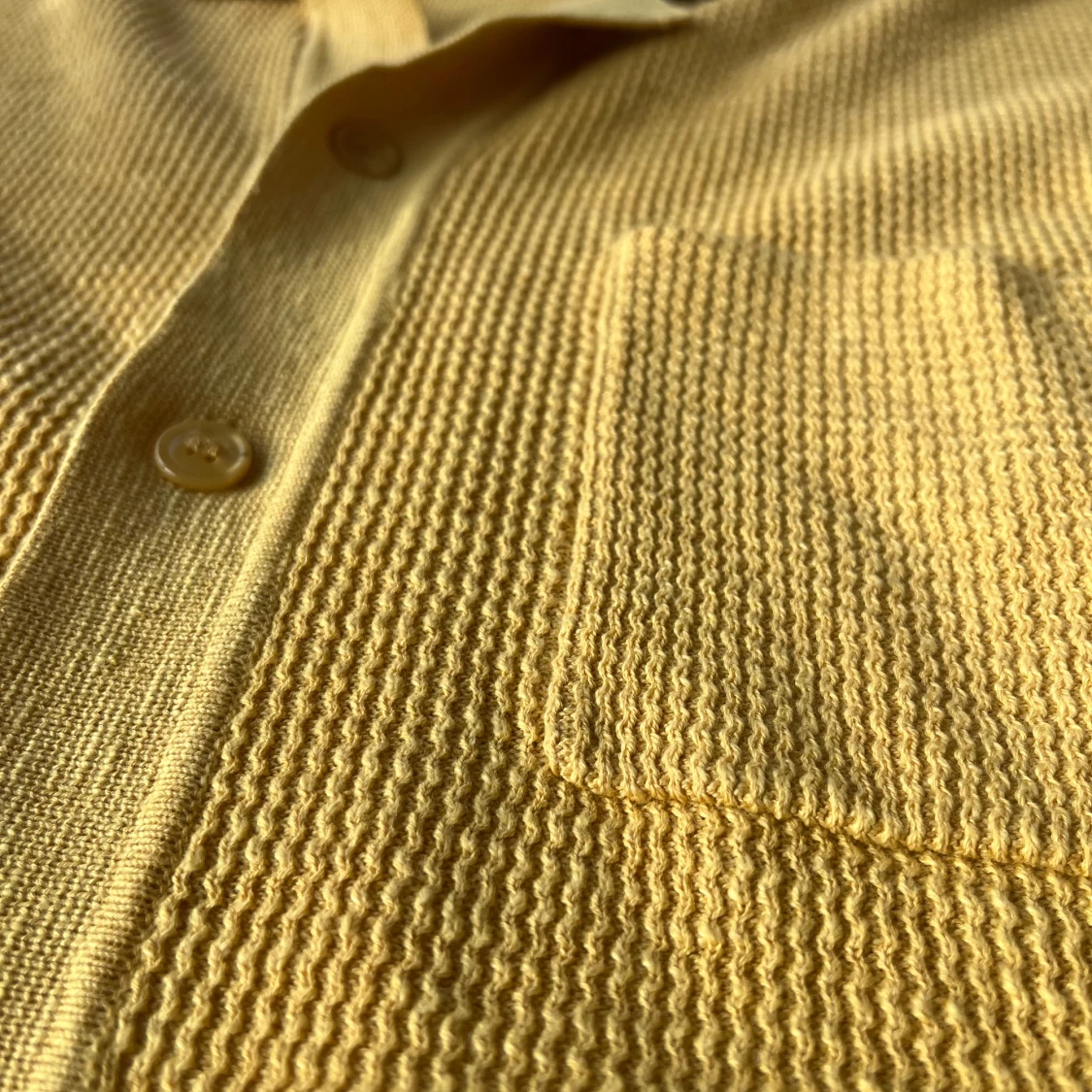 Gul stickad skjorta från Samsøe Samsøe - 91