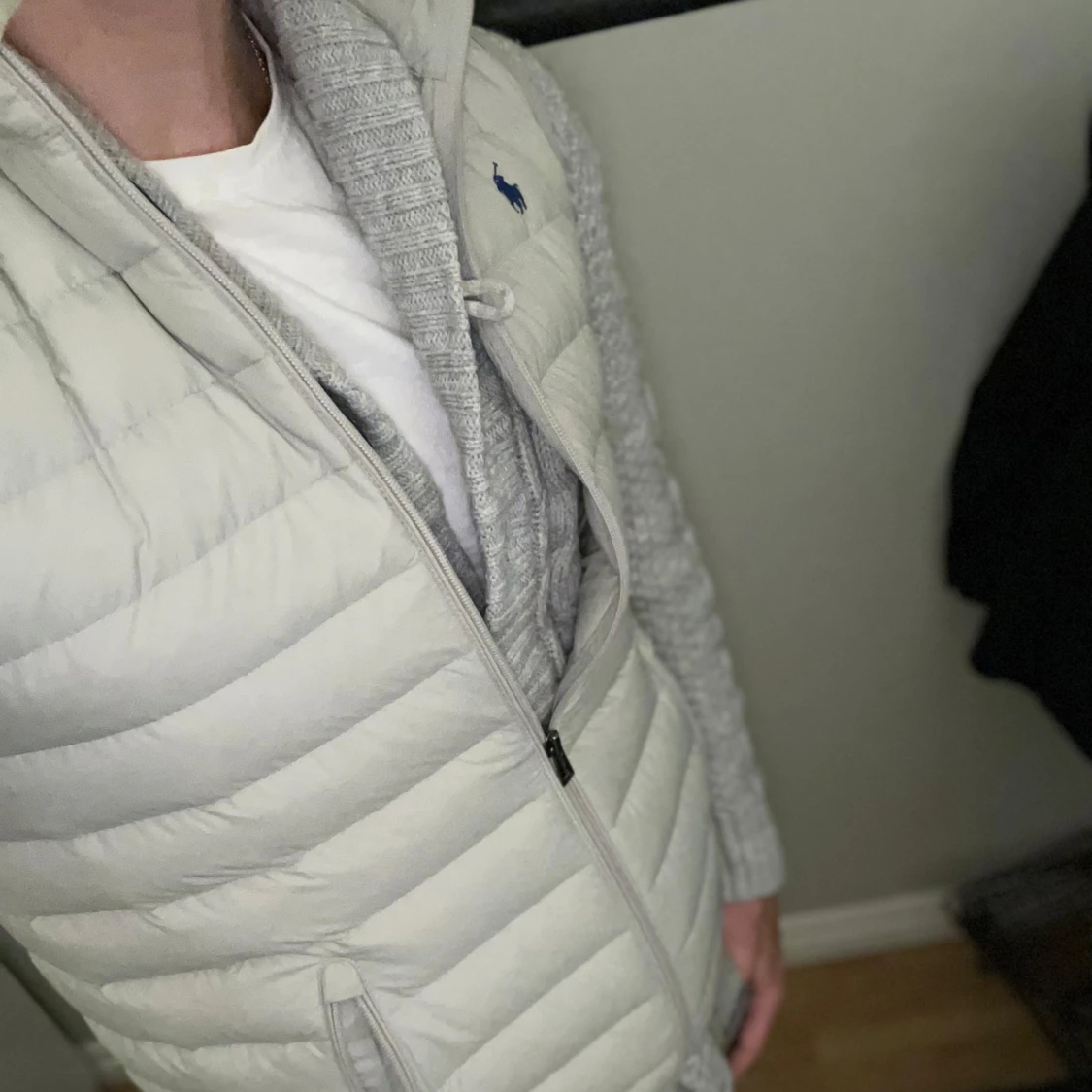 Vit/beige polo Ralph Lauren väst - 91