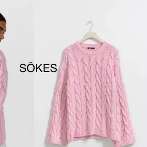 Gina Tricot kabelstickad tröja - Söker denna tröja i vit och/eller rosa i storlek S. 