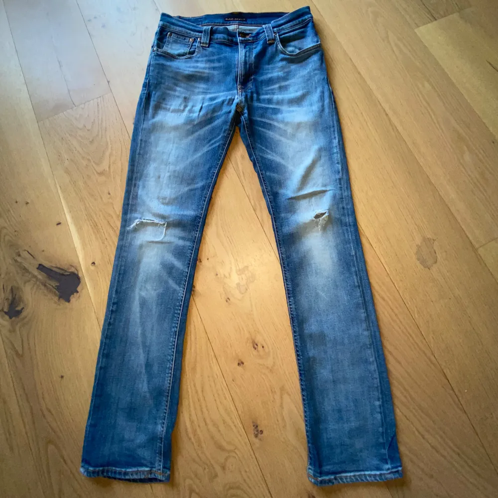 Blå nudie jeans, storlek w31 L32 Skriv vid frågor elr intresse. Jeans & Byxor.