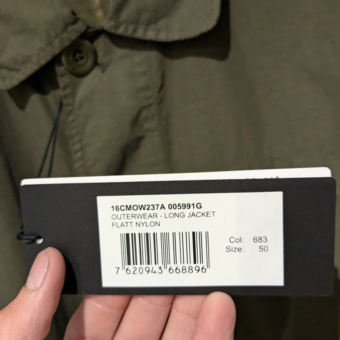 CP Company mörkgrön jacka, storlek 50 - som ny! - 91