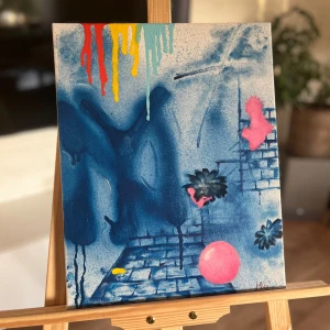 Tavla - Egengmålad konst ✍️💄