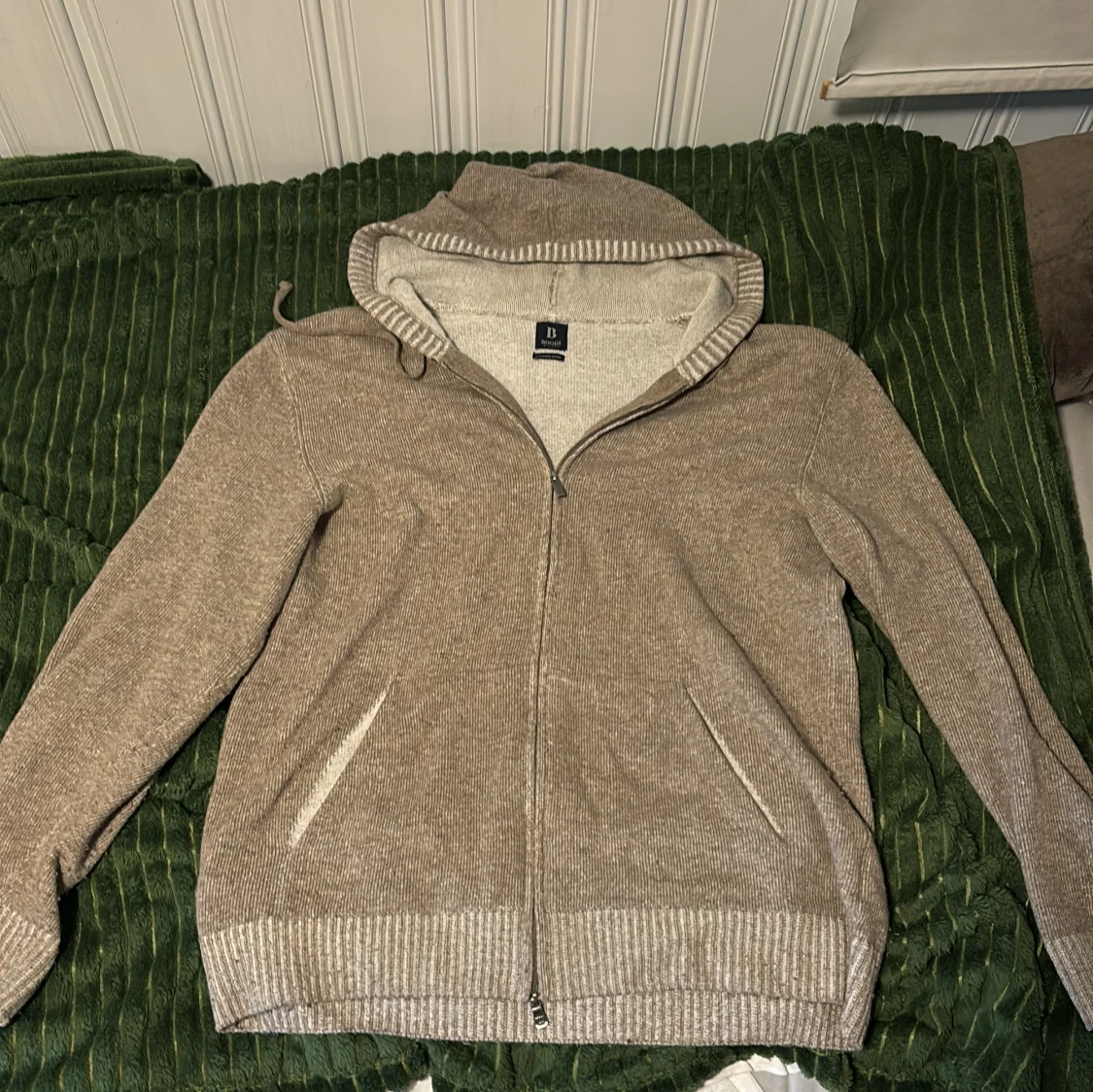 Boggi milano cashmere zip