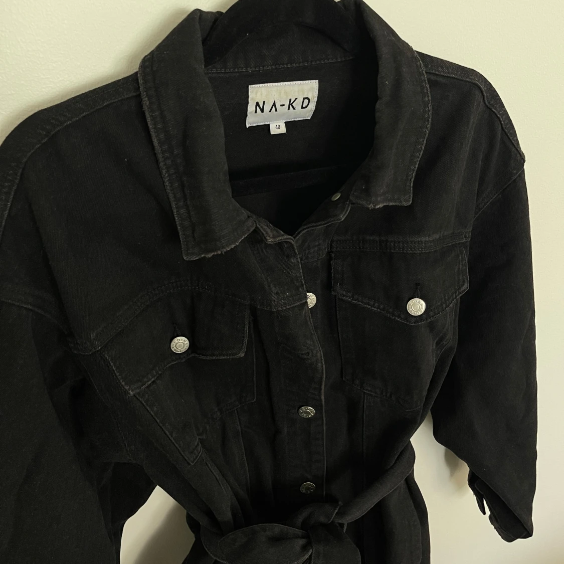 Svart jeansjacka  - 91