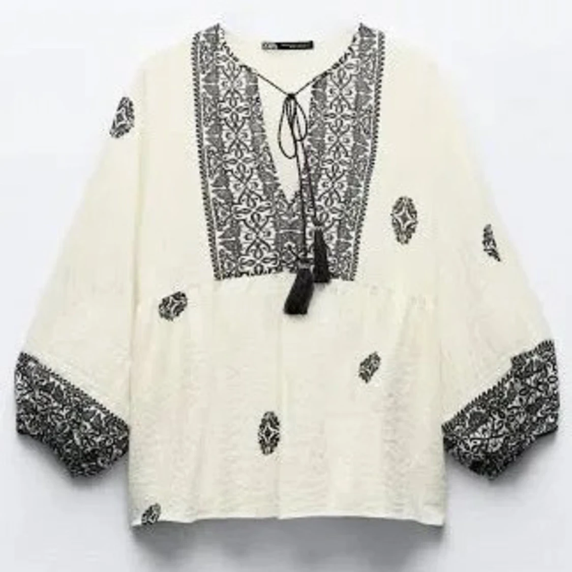 jätte fin blus från zara