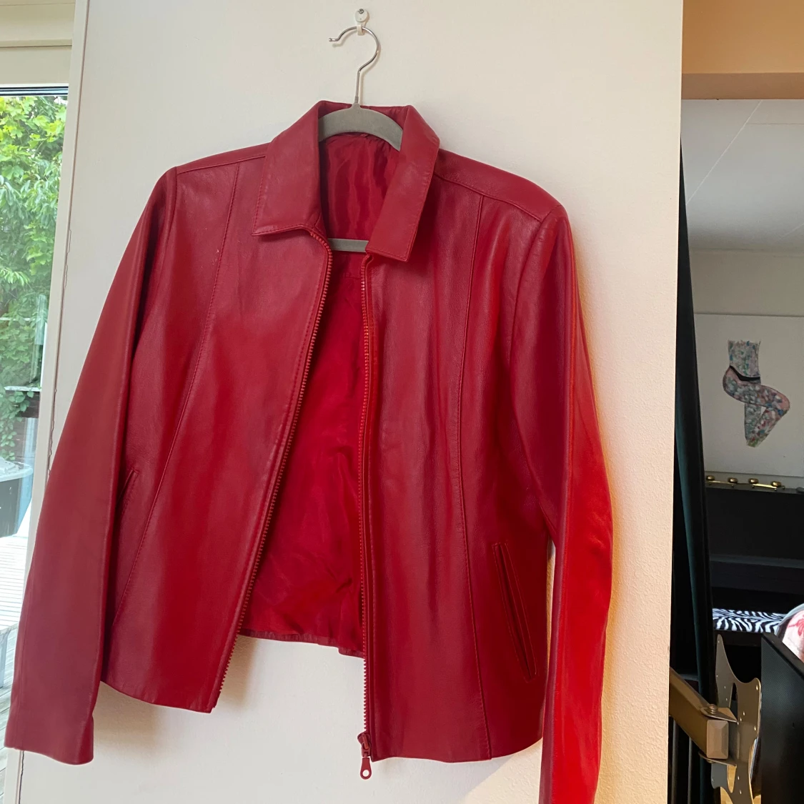 Vintage läderjacka  - 91