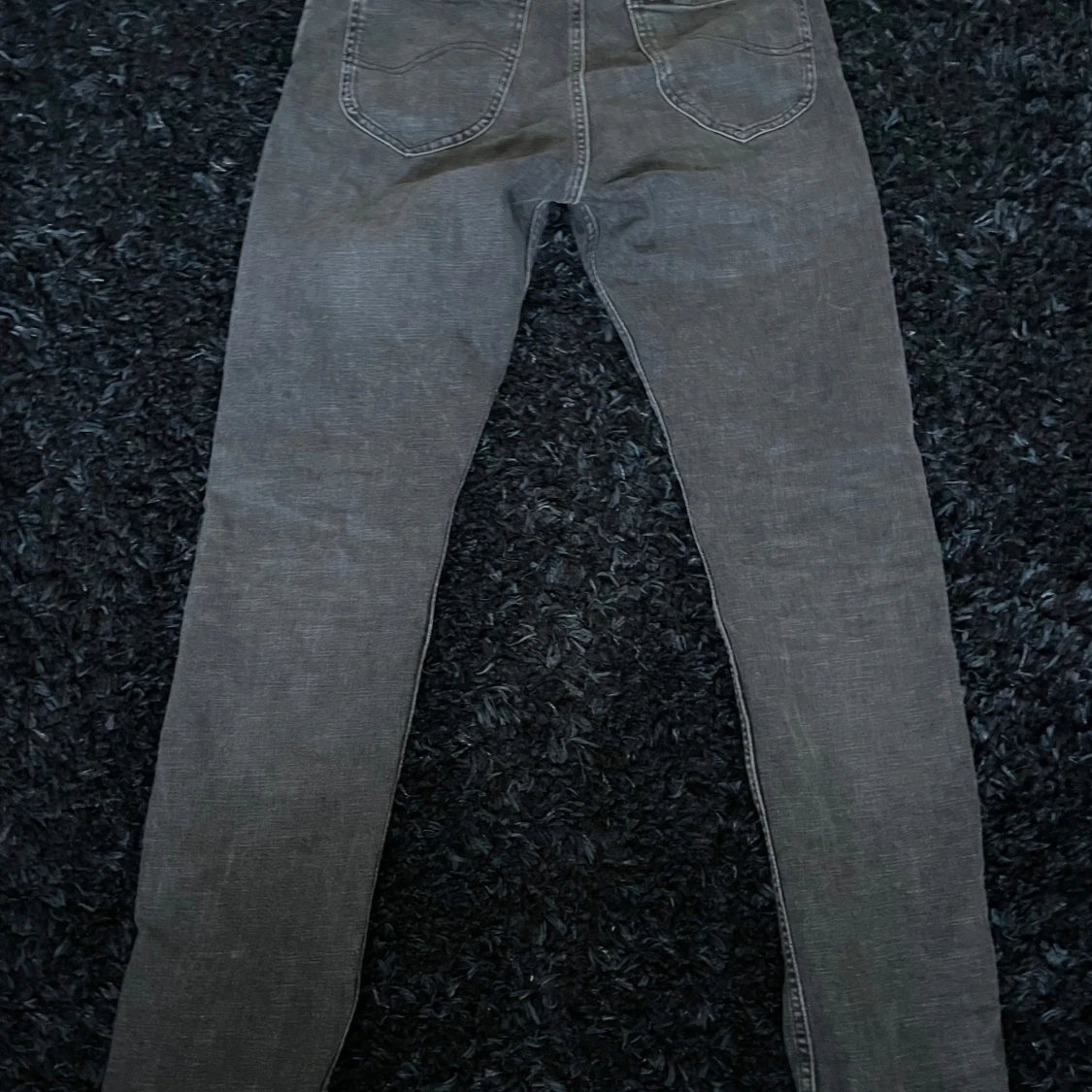 Grå jeansbyxor från Lee - 1