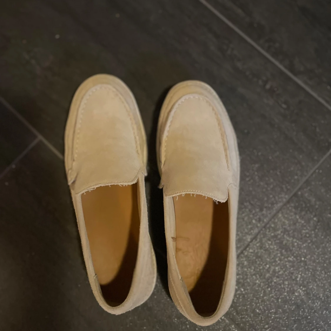 Beige mocka Loafers - 2